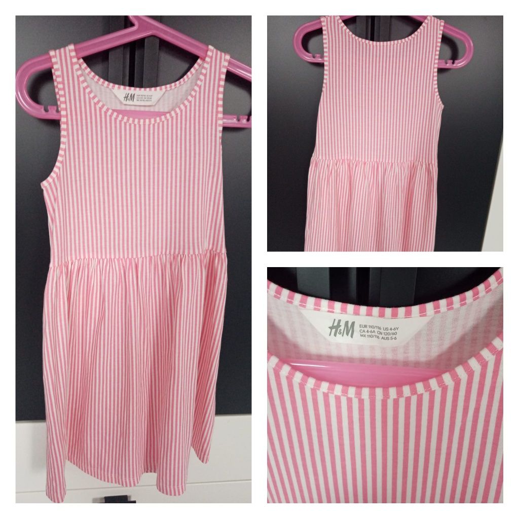 Sukienka dziewczęca H&M 110/116
