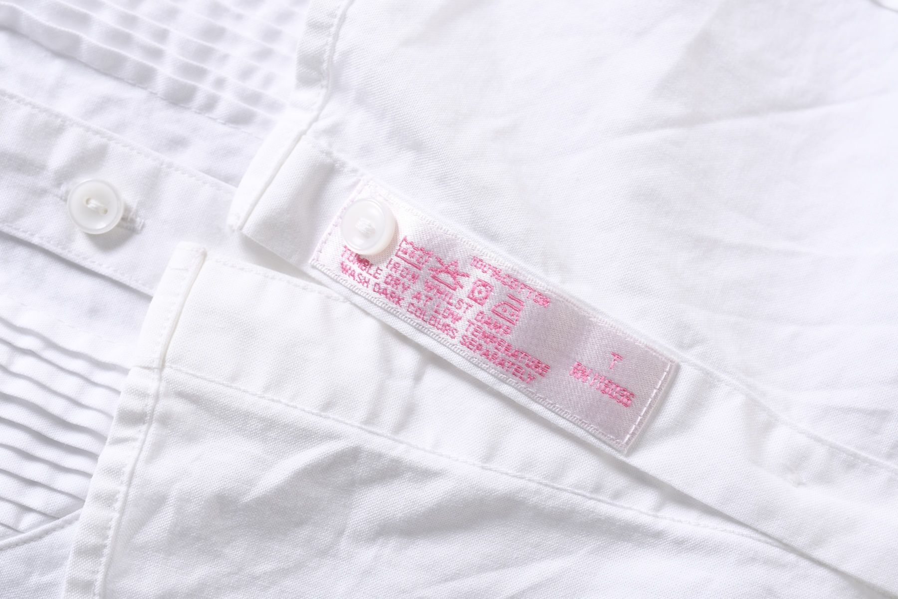 CHARLES TYRWHITT taliowana biała koszula damska z gorsem bawełna r. 46