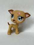 Littlest pet shop LPS pies greyhound brązowy #498