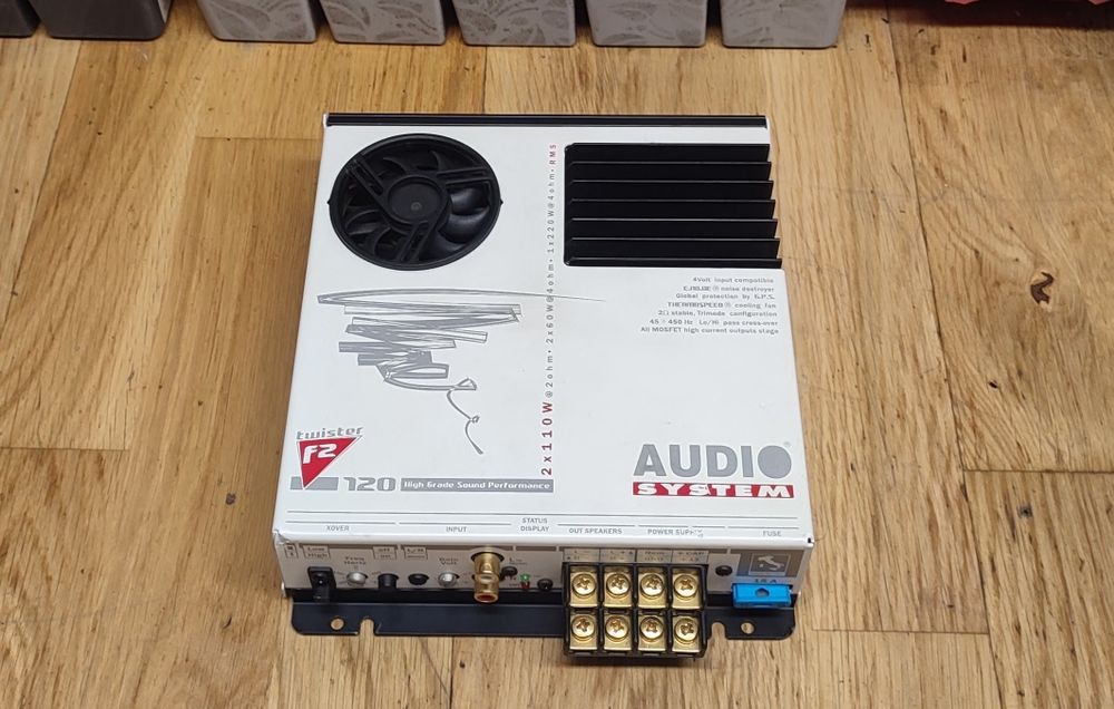 Wzmacniacz Audio System Twister  F2-120 hi end 2/1 kanał oldschool