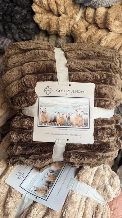 Тепле покривало на овчині