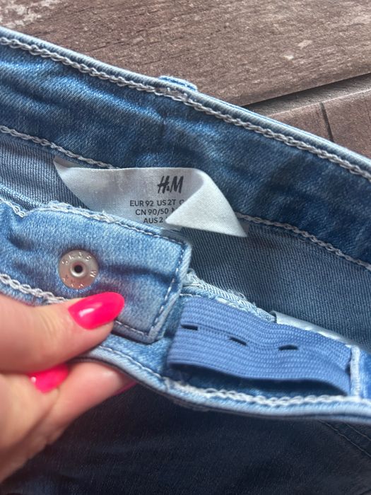 Dziewczęce spodenki jeansowe H&M rozmiar 92