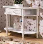 Biała elegancka Konsola 120 x 43 x 80, -40% ceny, outlet