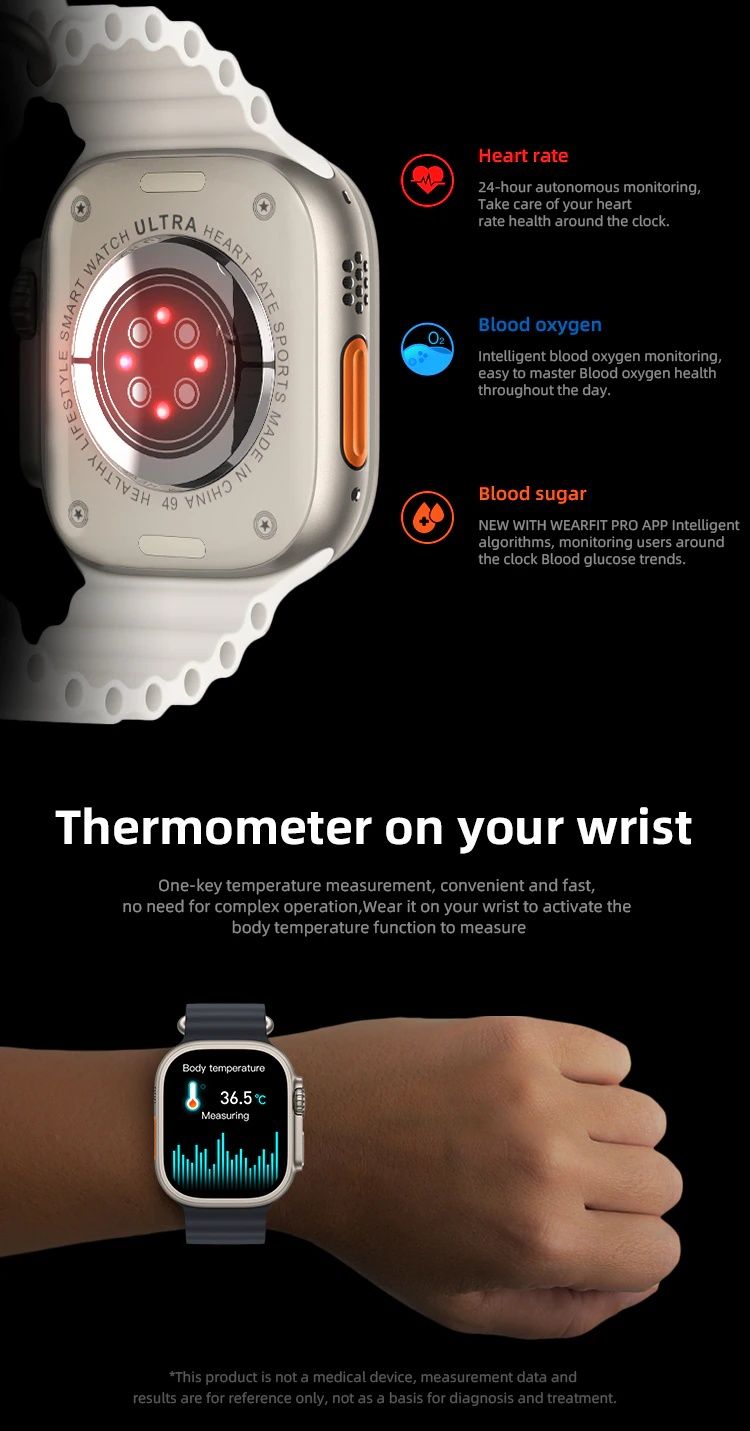 Смарт-годинник Smart Watch H8 ULTRA Max