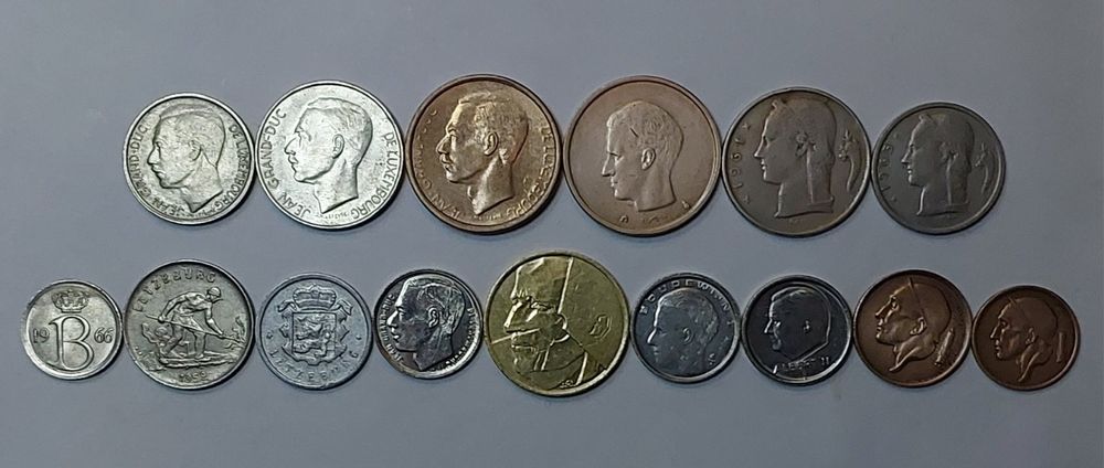 Набір монет Люксембург та Бельгія
