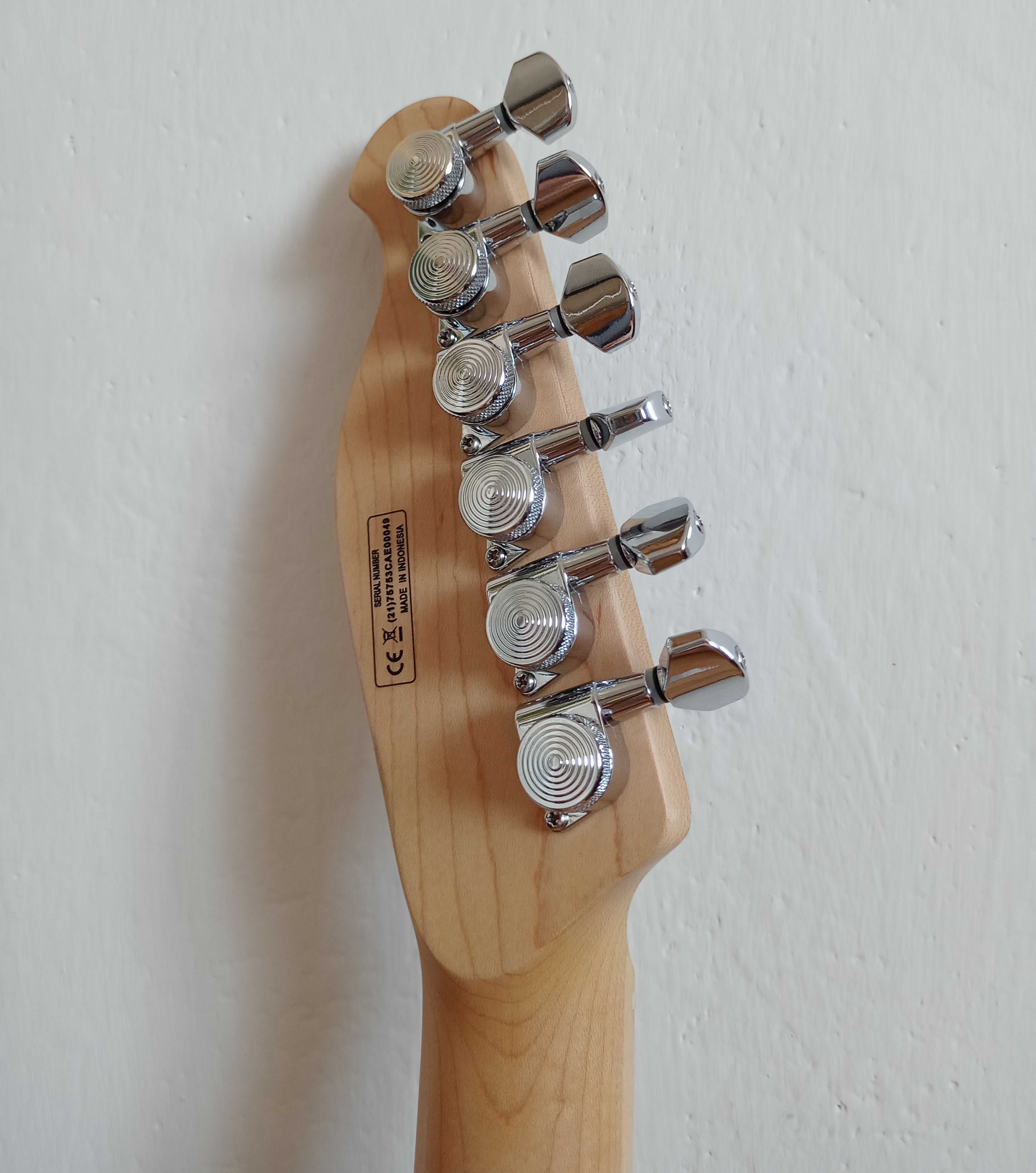 Gitara Harley Benton TE-90 FLT LEWORĘCZNA + Klucze BLOKOWANE