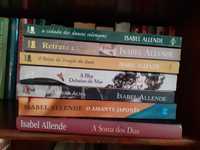 Livros de Sveva Casati Modignani6  e  Isabel Allende.