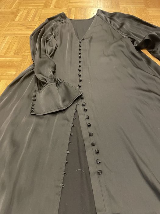 Sukienka maxi jak jedwab , XL połyskująca