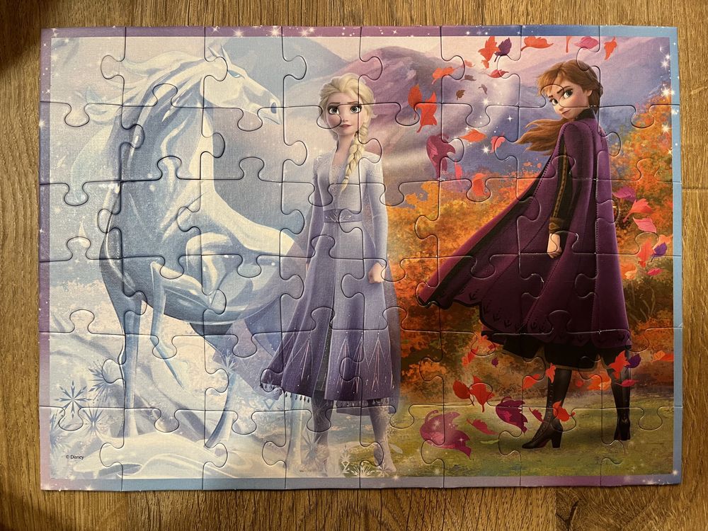 Puzzle 4w1 Anna I Elsa kraina lodu