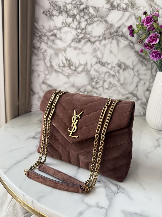 Torebka LouLou YSL Small Chocolate Brown