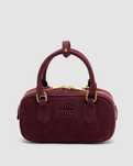 Torebka Miu Miu Arcadie Suede Burgundy