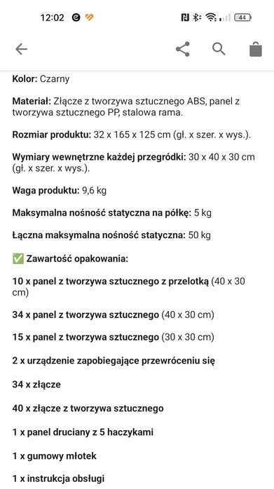 Duża Szafka na buty