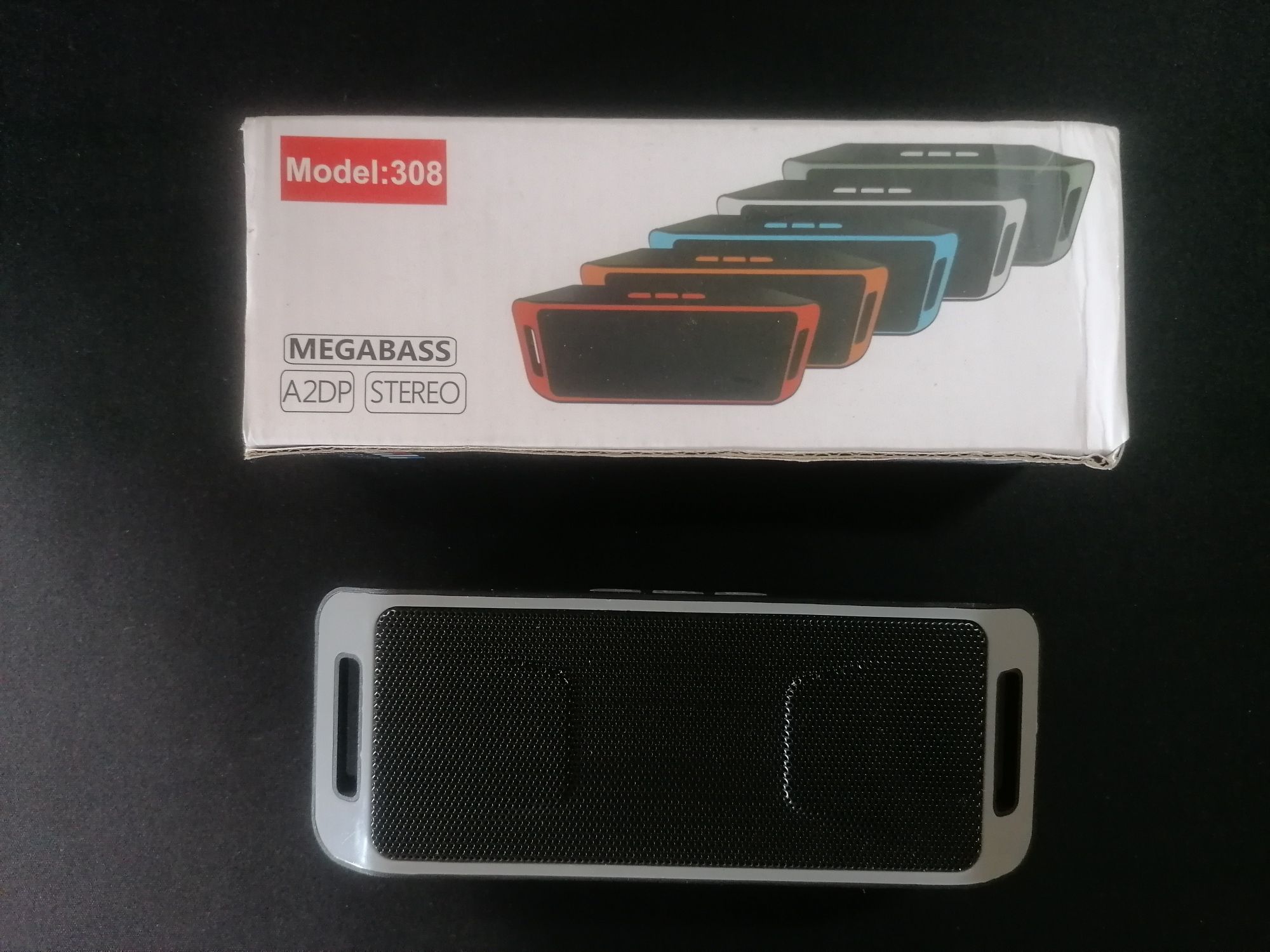 Coluna de Som Megabass 308 - TF/USB/AUX/FM