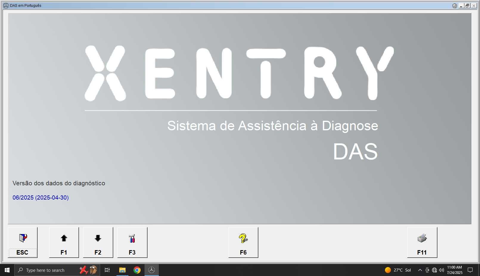 Mercedes Xentry/Das v2025.06 com Vediamo v5.1 e DTS monaco VCI + SSD