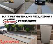 Maty dezynfekcyjne mata wjazd, przejście-Ptasia Grypa, ASF, Pryszczyca