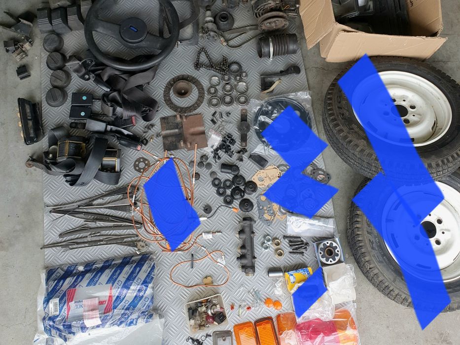 Części fiat 126p maluch  alternator  pompa FSM przegub kierownica EL