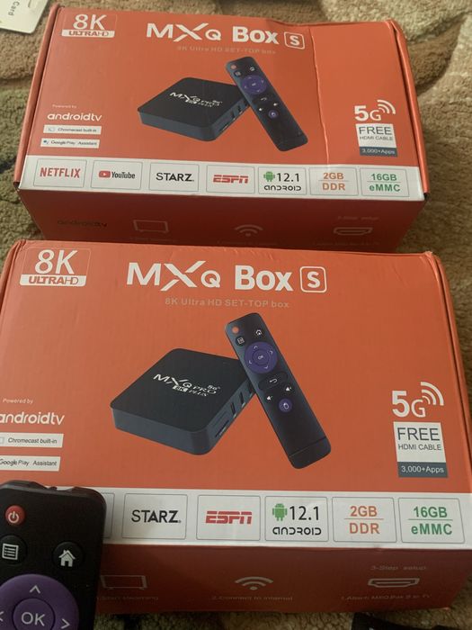 Андроід 12 Тюнер для TV -приставка  MXQ Box 2/ 16