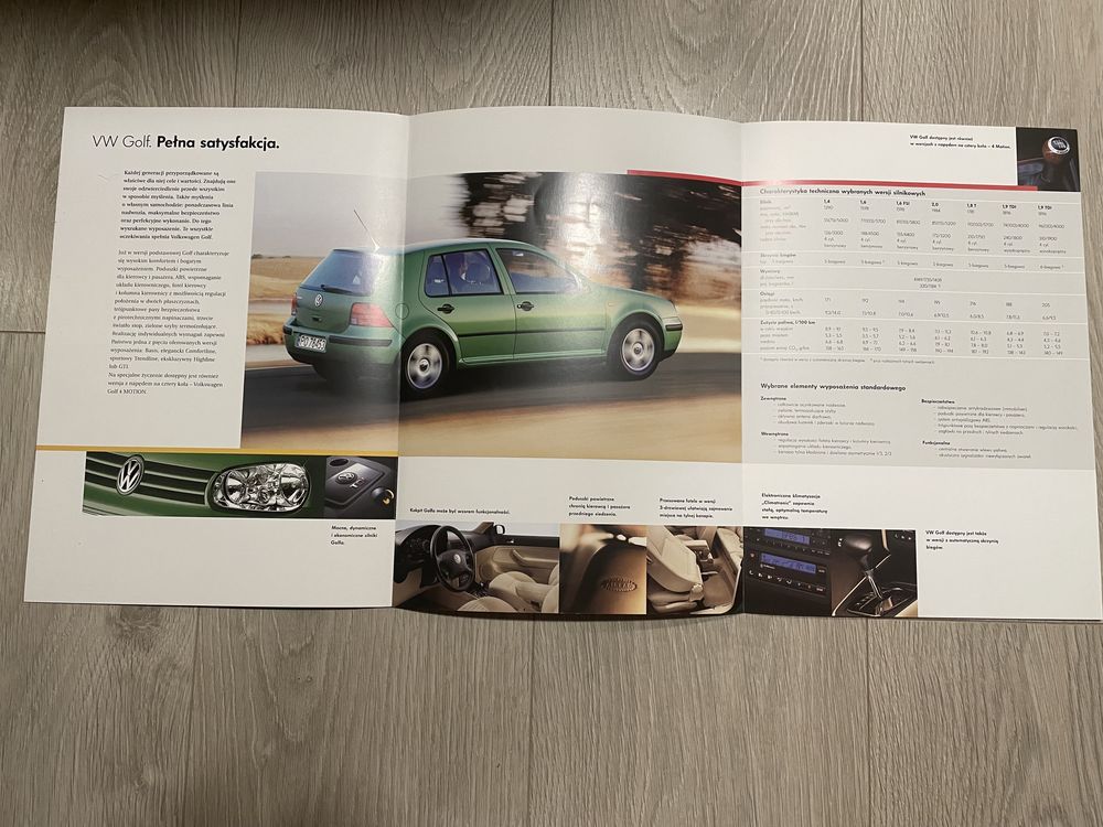 Prospekt VW Golf 4