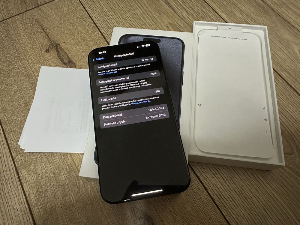 iPhone 15 PRO MAX 1TB najdroższa wersja w idealnym stanie