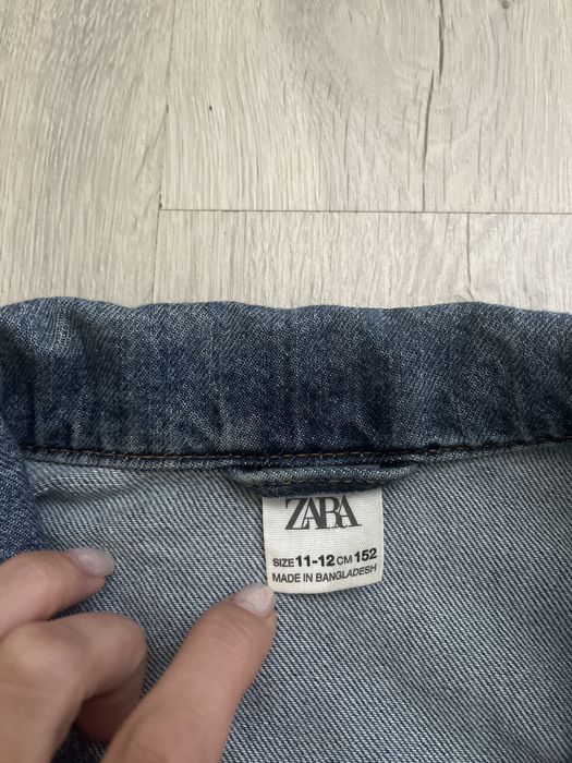 Джинсова куртка джинсівка Zara 11-12 р, 152 см