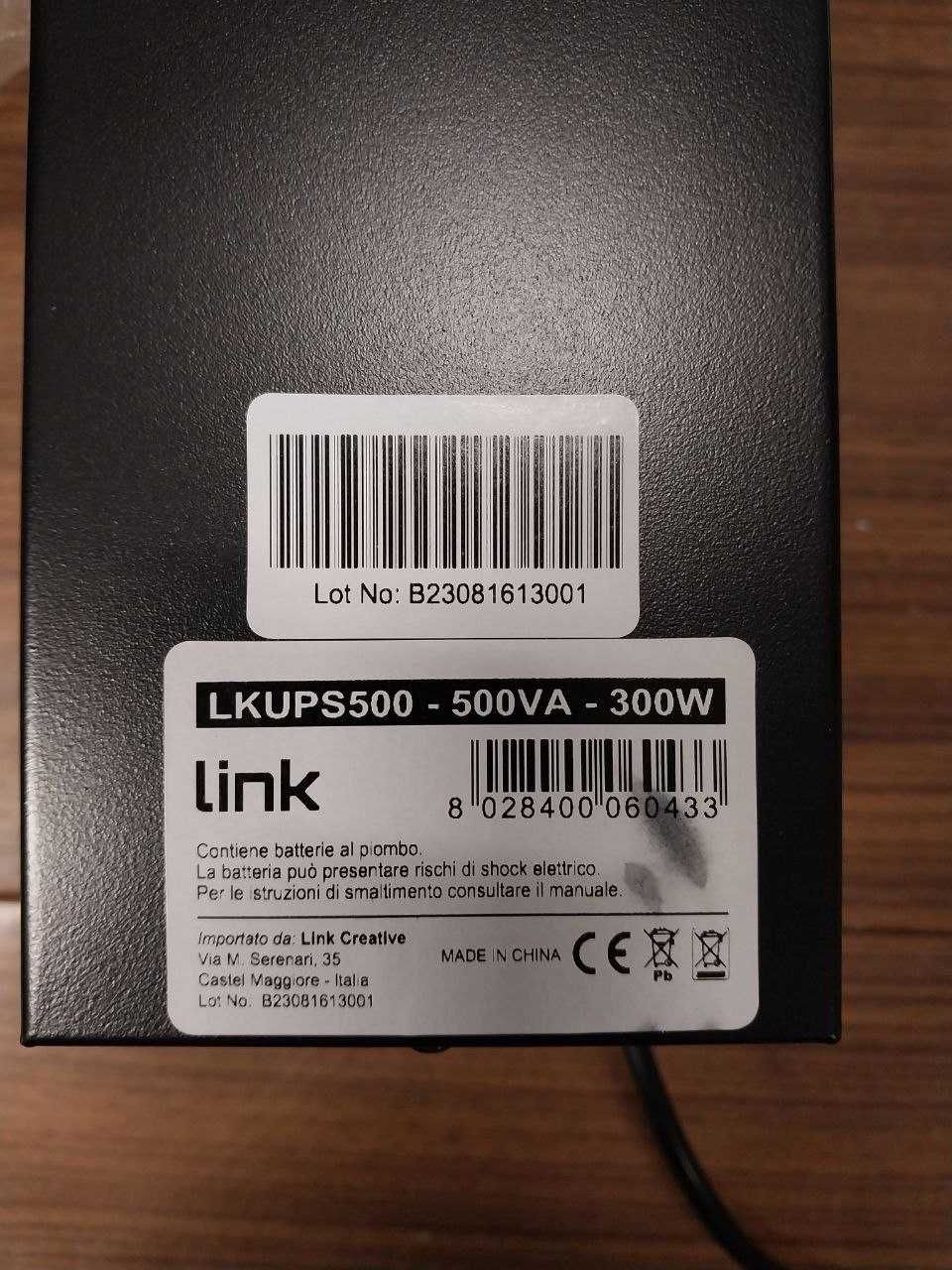 Link bezprzerwowe zasilanie 500 VA 300 W