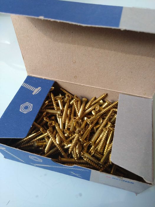 Wkręty mosiężne 4,5 x 45 mm do drewna