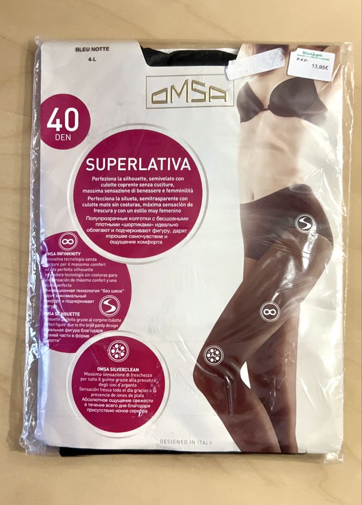 Collants OMSA macio e modeladores