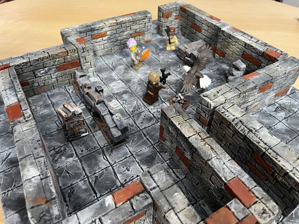 Terreno e paredes para Dungeons and Dragons