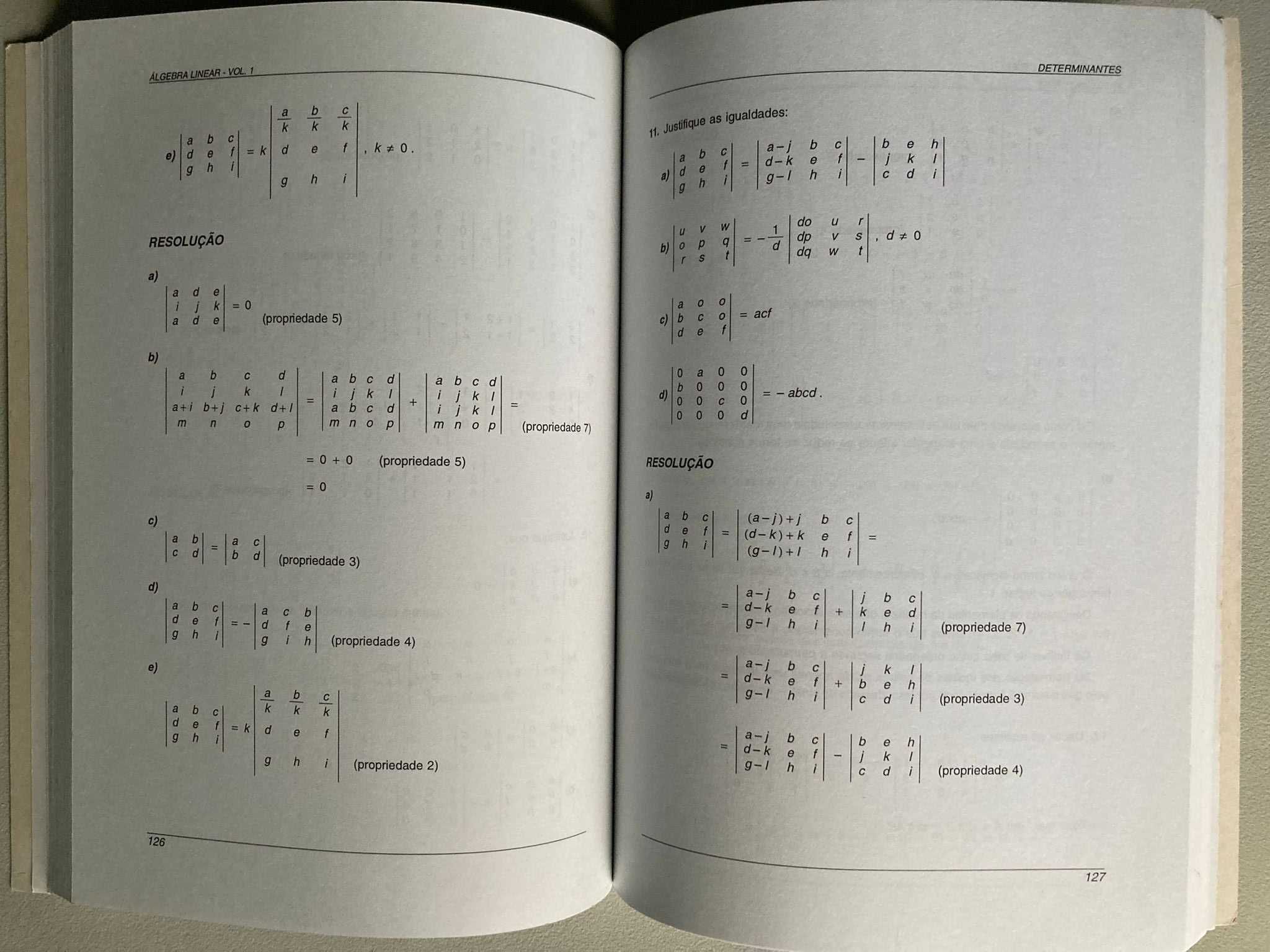 Álgebra Linear Vol. 1 - Matrizes e Determinantes