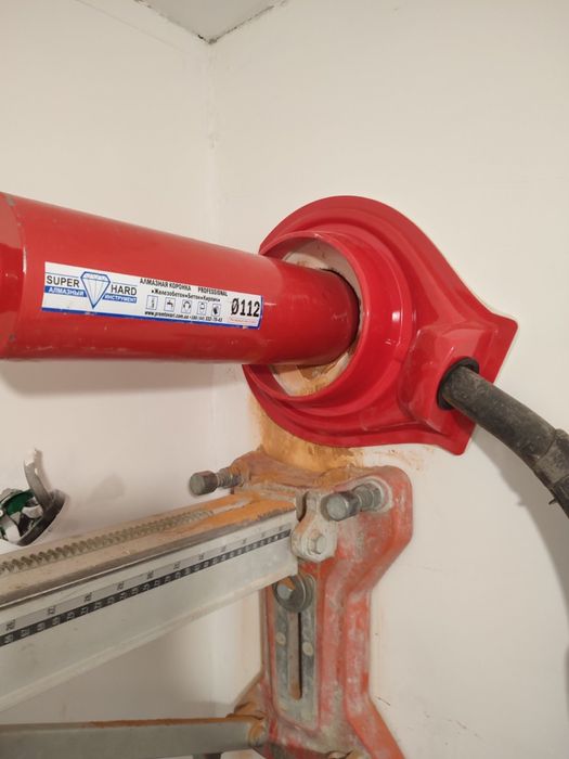 Алмазне свердління, отвори під рекуператор, вентиляції