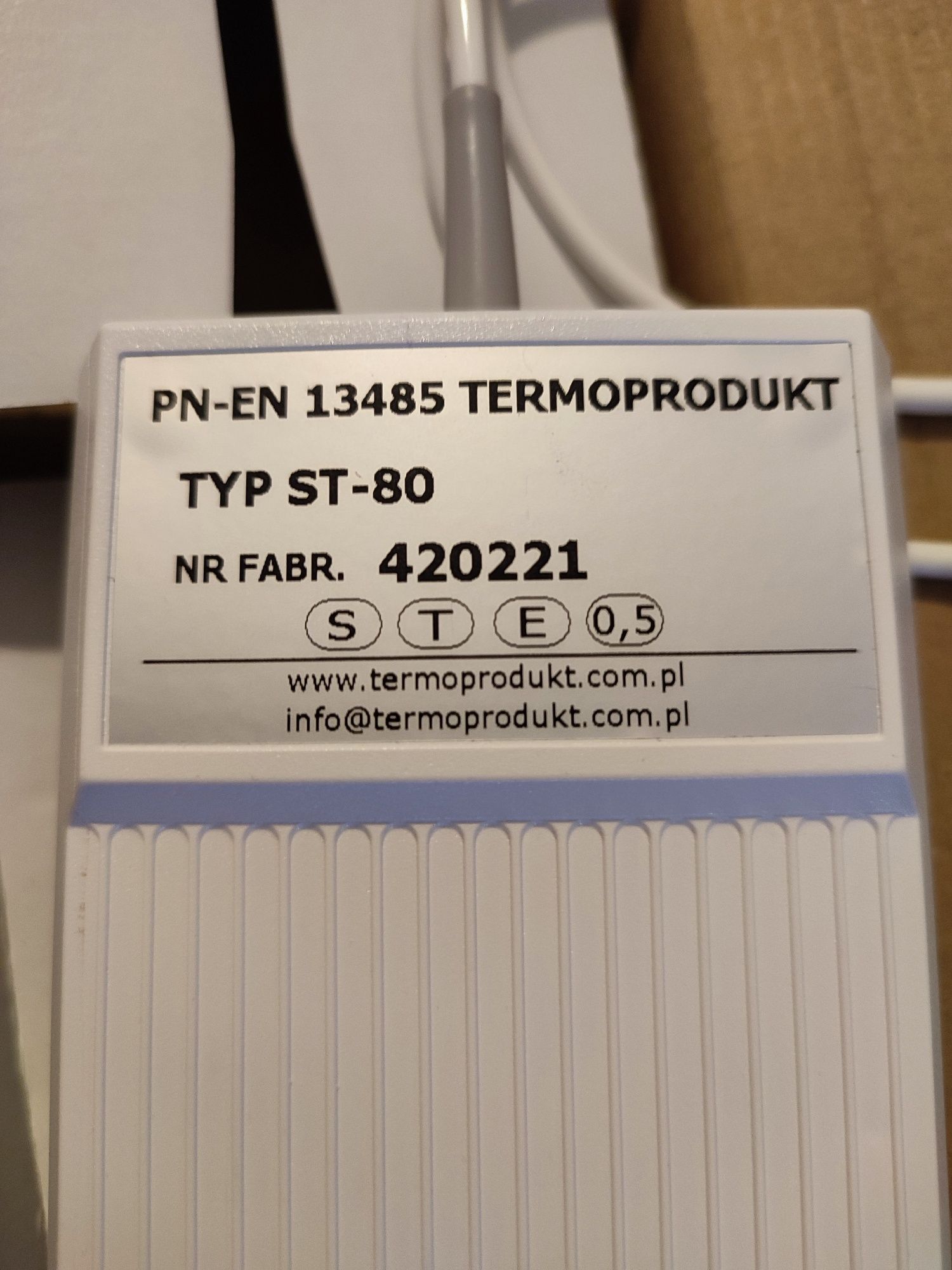 Termometr ST 80 z sondą 120mm