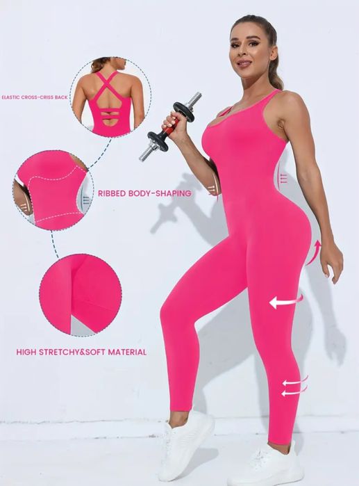 Комбез комбінезон комбинезон костюм спортивний для йоги пілатесу залу