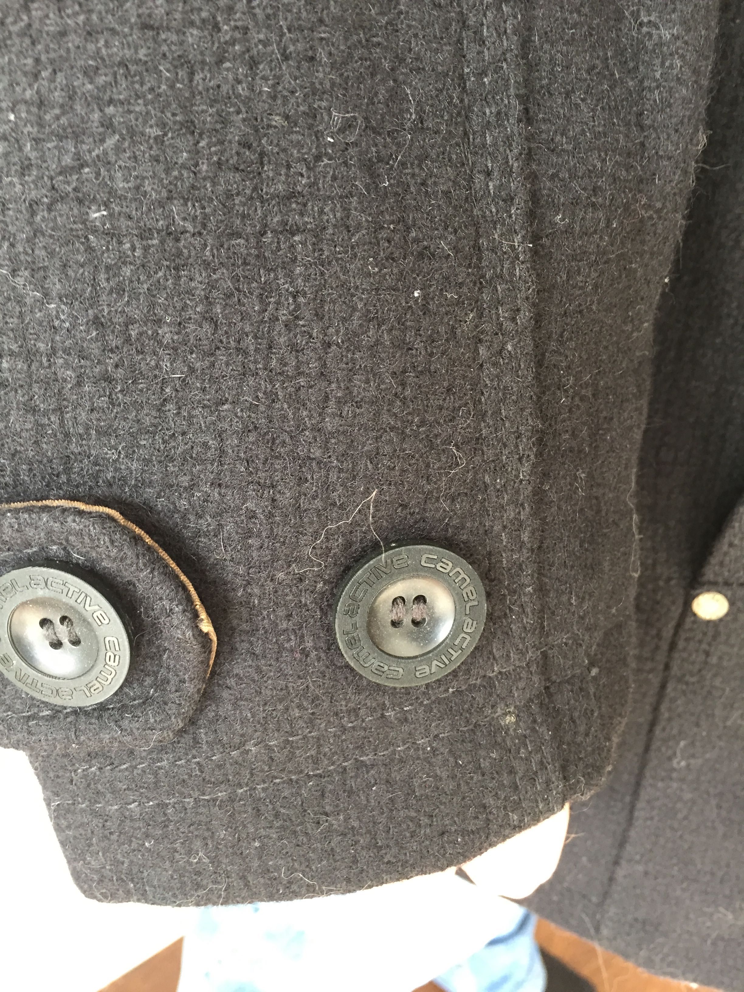 Vendo Casaco Masculino Camel Active - Preto, de Lã Grossa