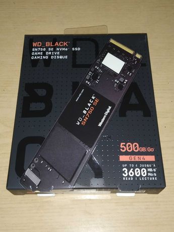 SSD диск WD Black SN750 SE NVMe PCI-E4.0x4 500gb Новый Гарантия