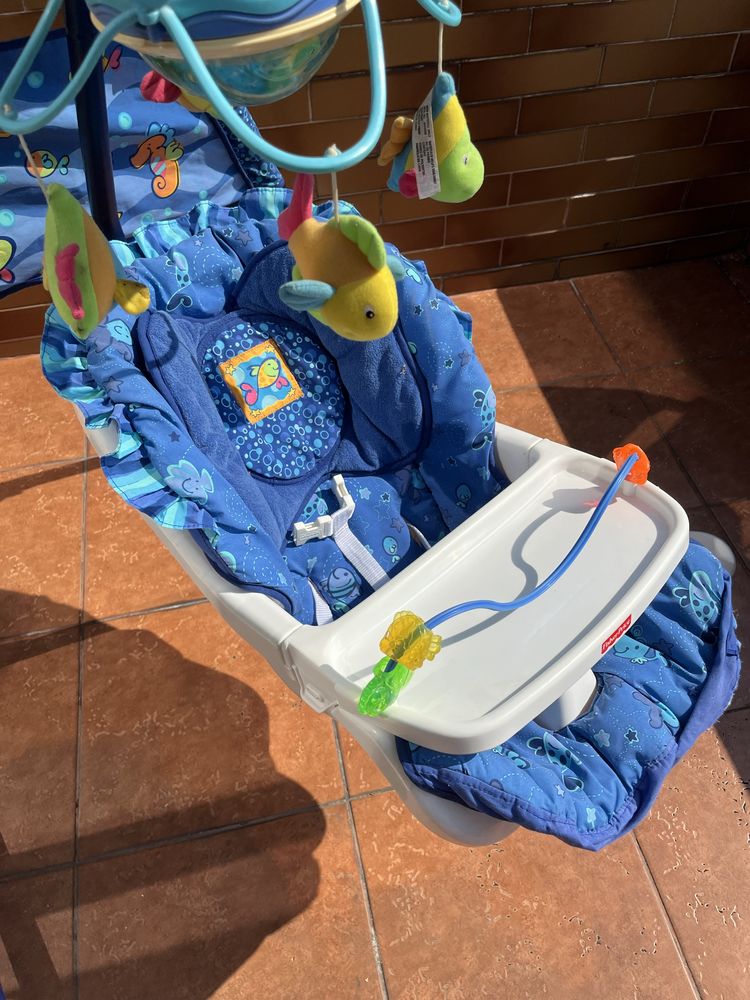Hustawka, bujaczek Fisher Price