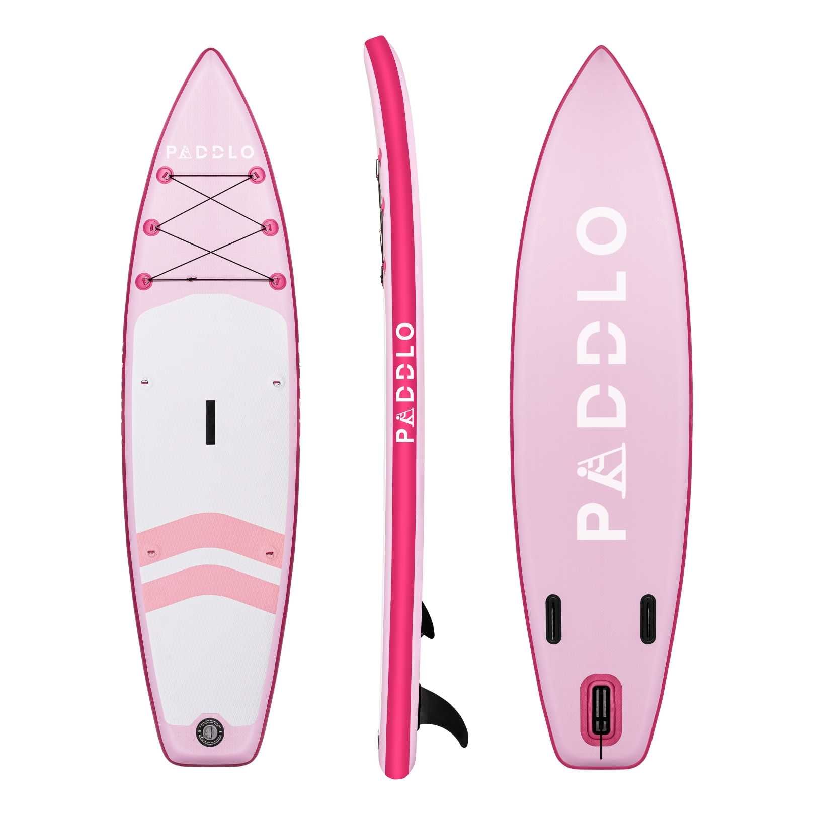 Deska SUP Paddlo Różowa 320cm - PINK 2025 zestaw