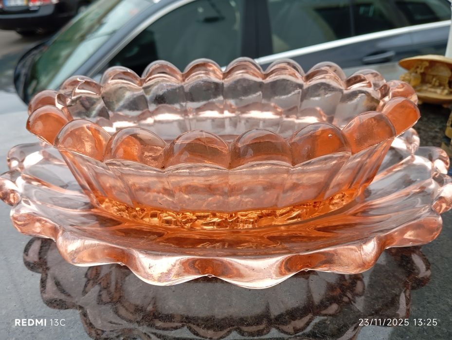 Conjunto vidro antigo