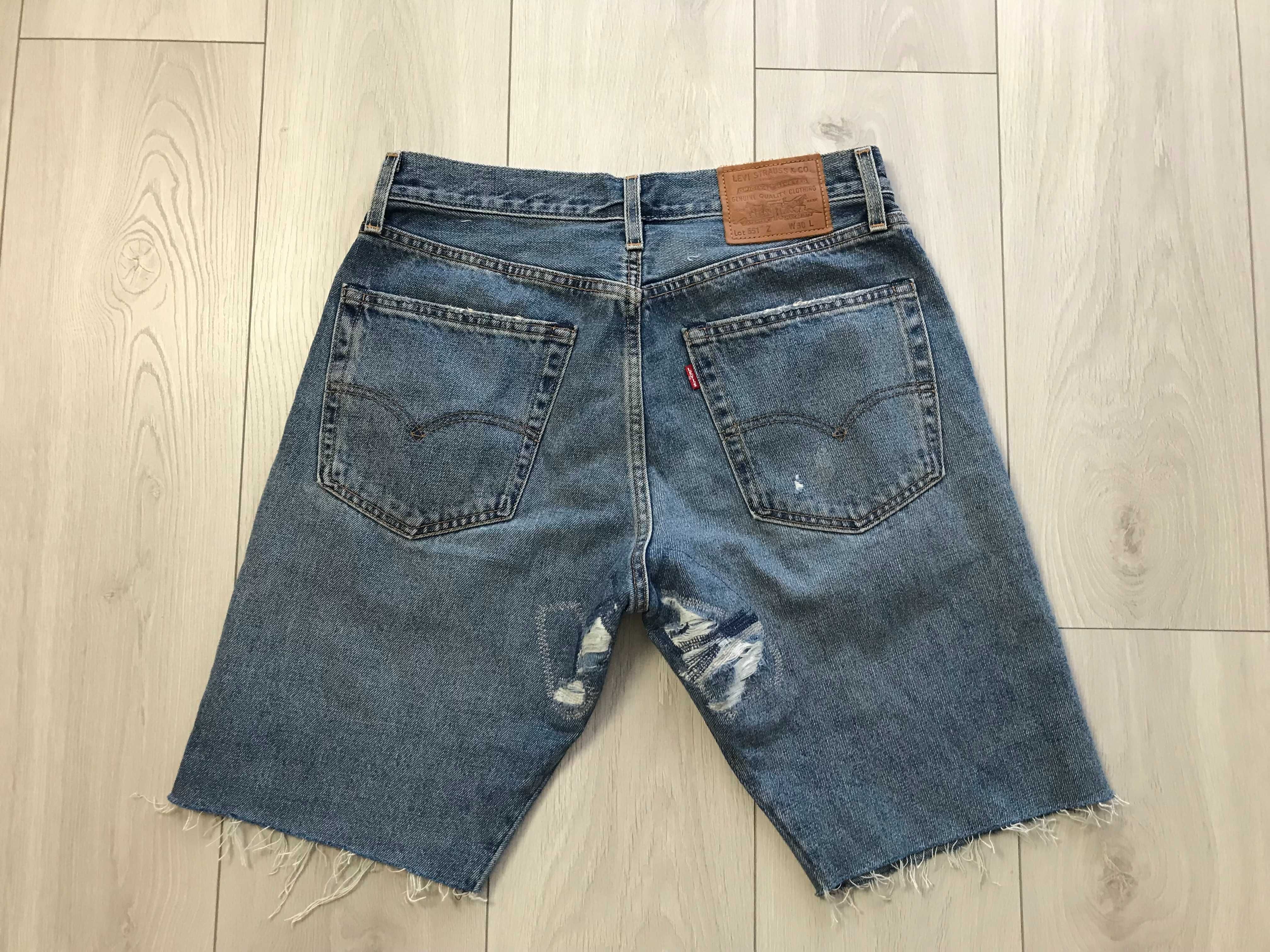 LEVIS 551 r.30 Nowe, oryginalne szorty jeansowe męskie