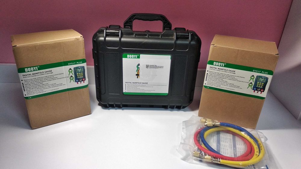 Манометри DUOYI DY517 Plus Манометричний колектор - щупи - кондиціонер