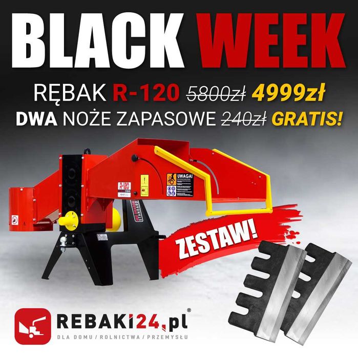 Rebak walcowy SPALINOWY REMET RS-80 == do gałezi sadu == CENA BRUTOO
