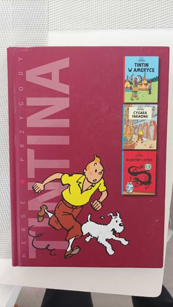 Herge- Tintin.W Ameryce. Cygara faraona. Błękitny lotos