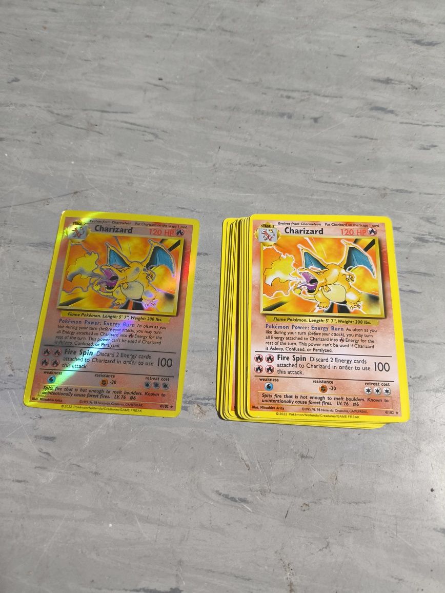 Cartas Pokémon charizard
