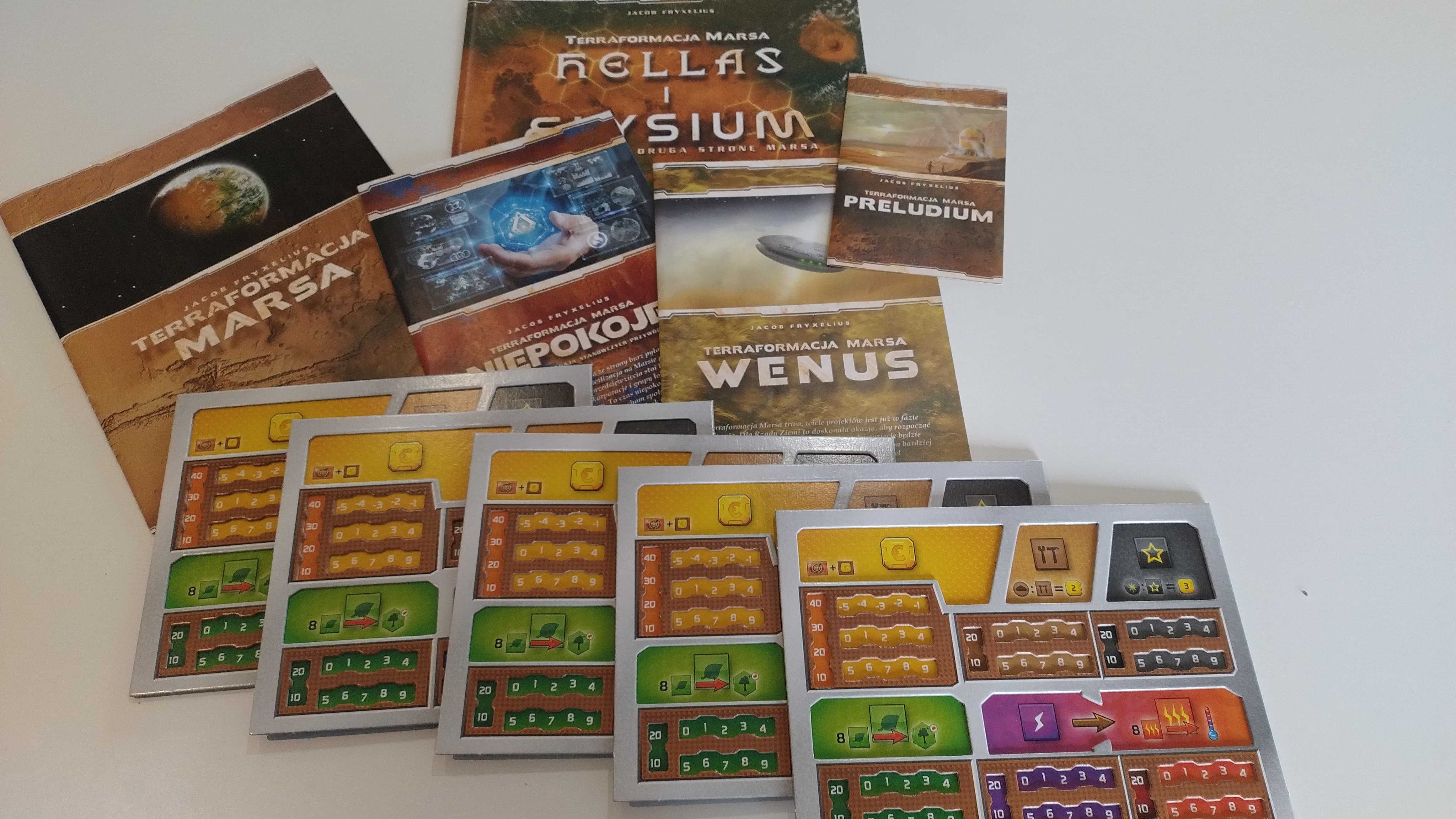 Terraformacja Marsa + 3 dodatki, dodatkowe mapy, dwuwarstwowe plansze