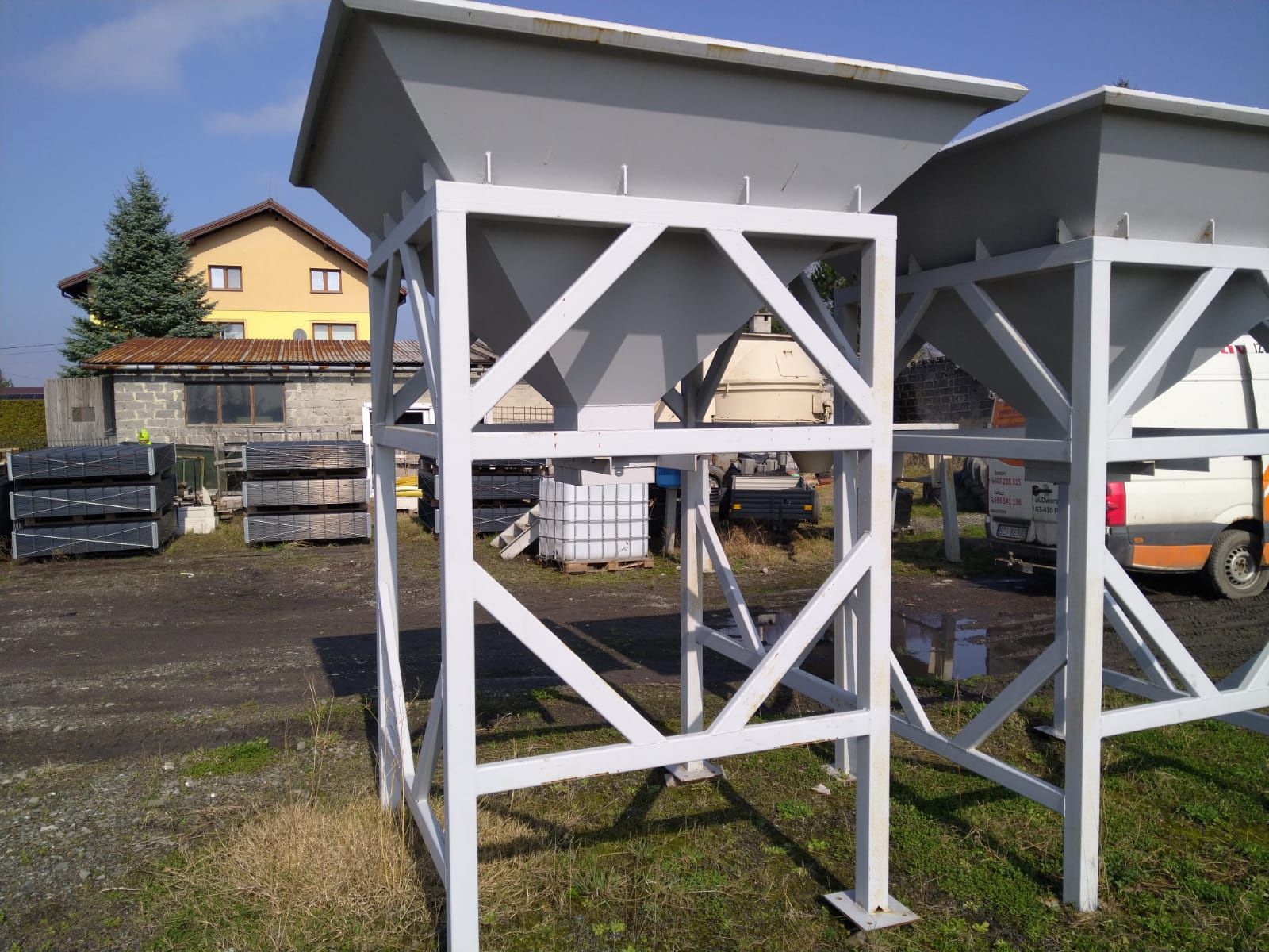 Zsyp na kruszywo nowe solidne 2m3