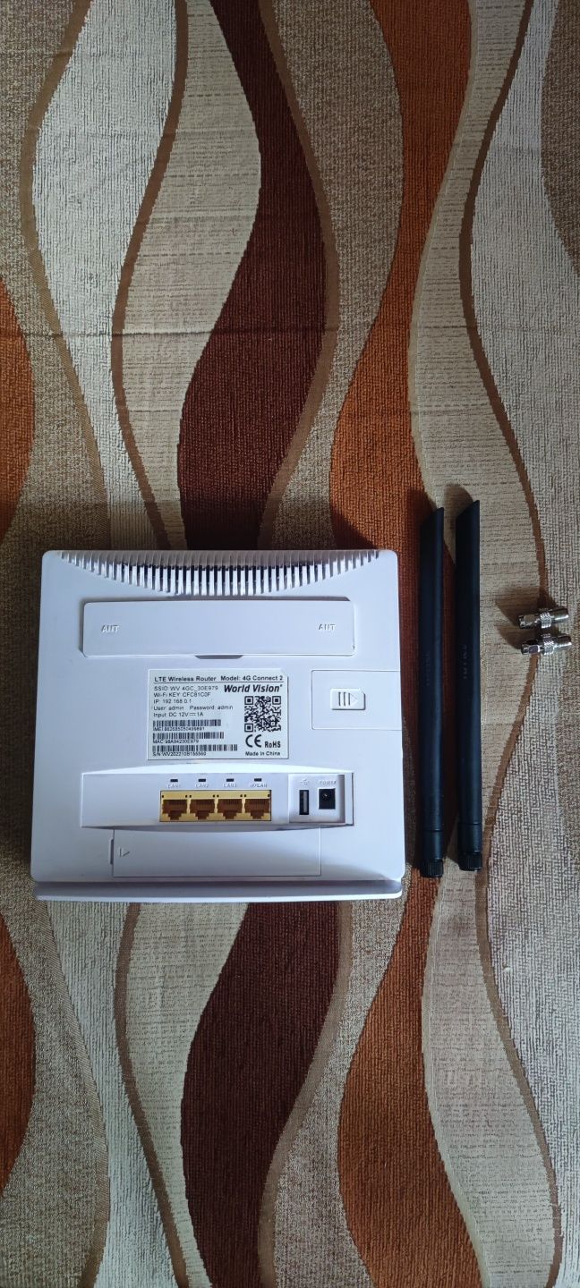 World vision 4g модем connect 2. Працює з усіма операторами.