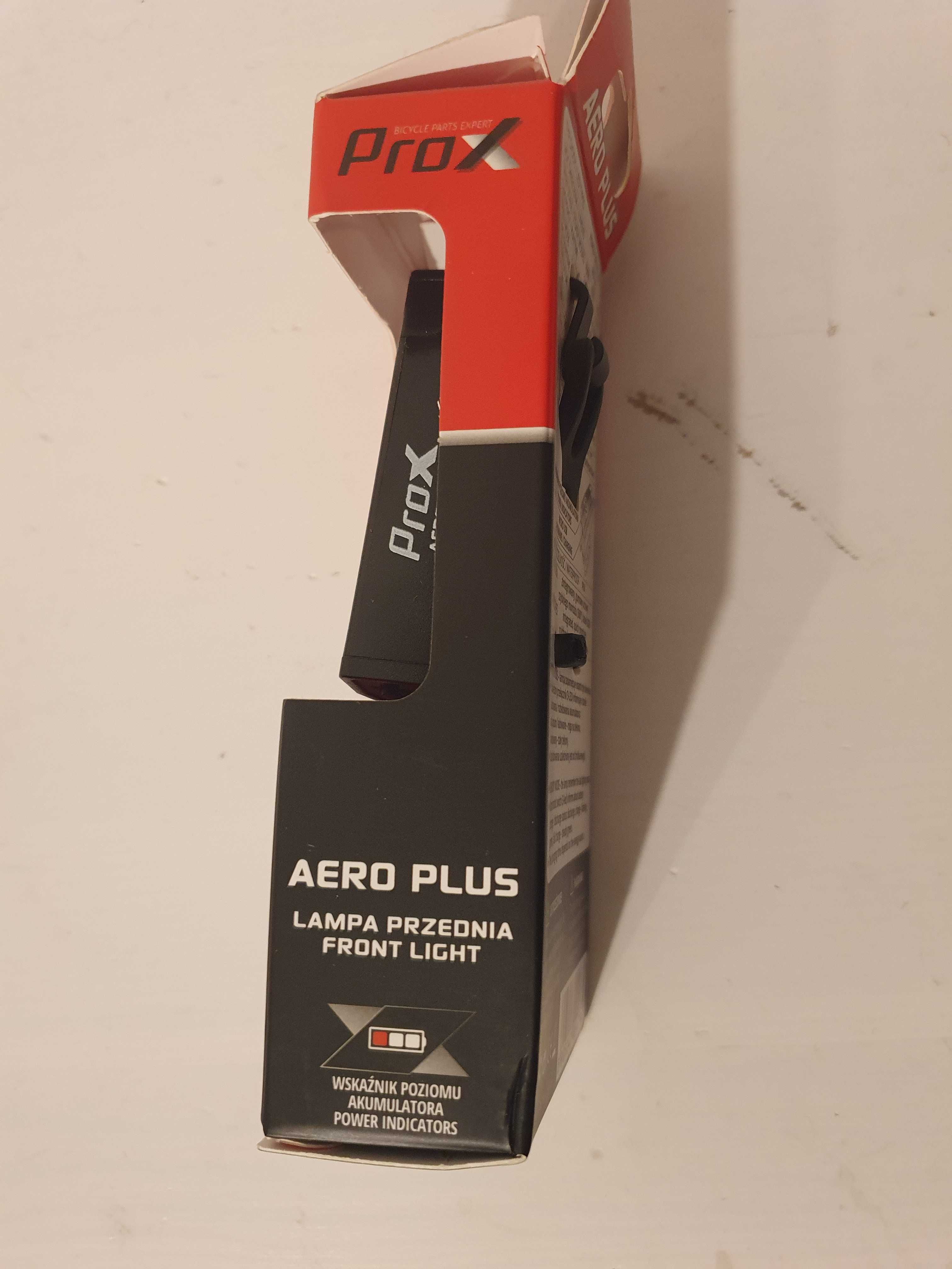 Nowa lampa rowerowa LED aero plus, prox series 4 tryby daleki zasięg