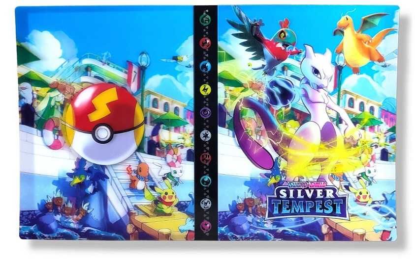 NOWY Album 3D Pokemon Pikachu Klaser na 240 kart + Złota Karta [10]