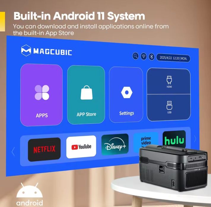 Проектор Magcubic HY450-С, Оновлена версія!