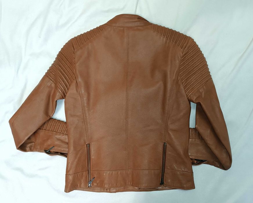 Кожаная куртка косуха Mary Portas Англия на девочку XS 40-42 размер