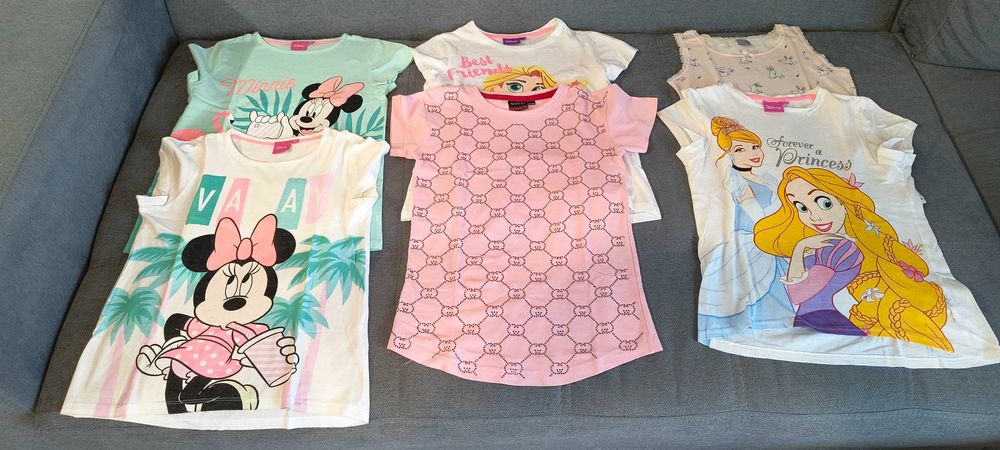 Bluzki z krótkim rękawem T-Shirt rozm.122/128 Disney Gucci